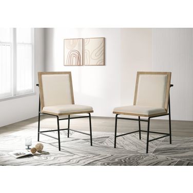 Torrance 18.5 Inch Dining Chairs Set of 2 In Oak