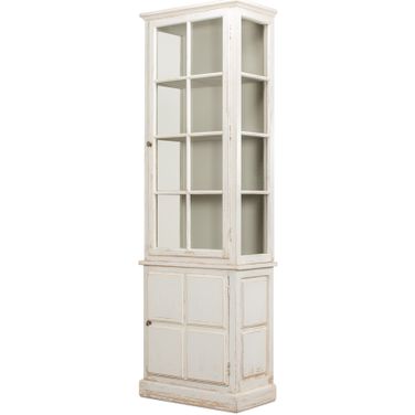 Tower Ivory Bookcase