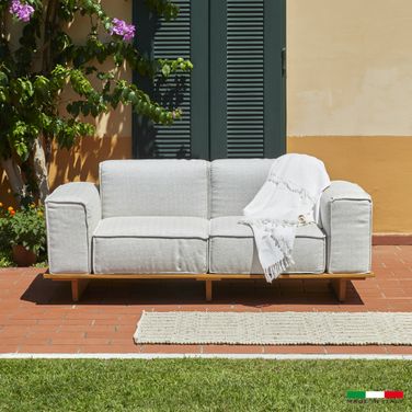 Trezza Sofa In Slate Blue