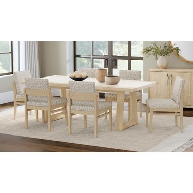 Trifecta Dining Room Set In Beige