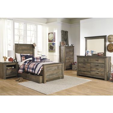 Trinell Brown Youth Storage Panel Bedroom Set
