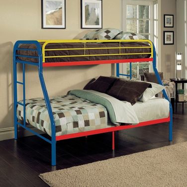 Tritan Rainbow Twin Over Full Metal Bunk Bed
