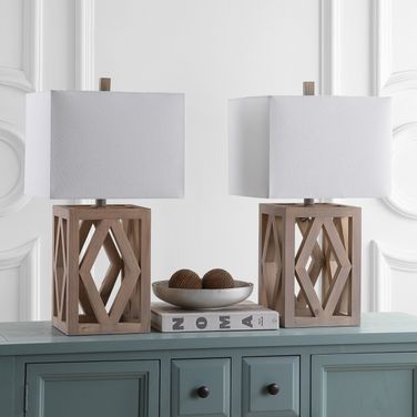 Turner Brown Table Lamp Set of 2