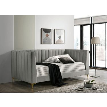 Twin Daybed In Light Gray