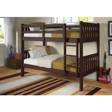 Twin-Twin Mission Bunkbed Cappuccino
