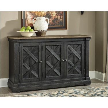 Tyler Creek Black And Gray Dining Room Server