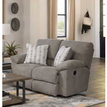 Tyler Reclining Loveseat In Pewter