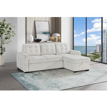 U0707 Reversible Sofa Bed In Chalk