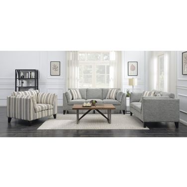 Elsbury Gray Living Room Set
