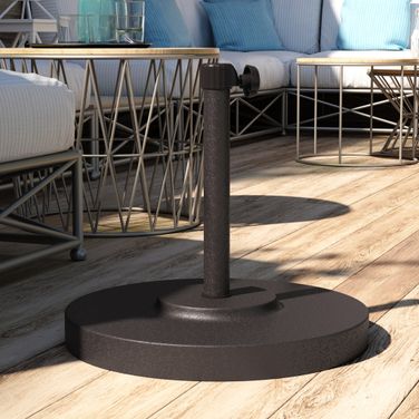 Umbrella Base with Steel Cover In Bronze