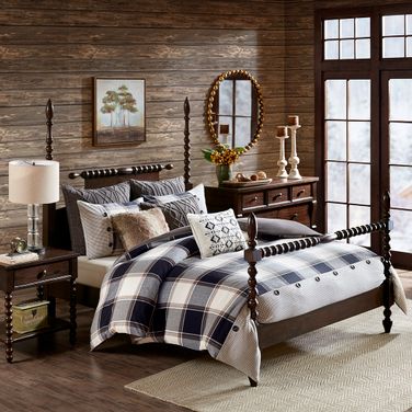 Urban Cotton Jaquard 8 Piece Queen Comforter Set In Brown