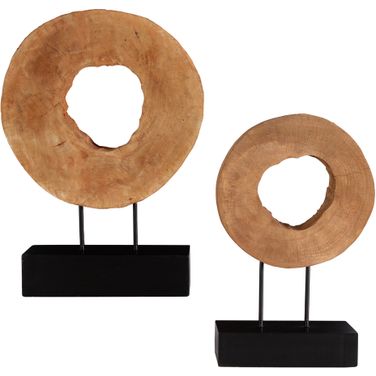 Uttermost Ashlea Wooden Sculptures Set Of 2