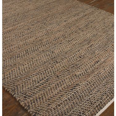 Uttermost Tobais 9 X 12 Rescued Leather And Rug