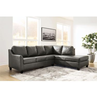 Valderno 2-Piece RAF Sectional With Chaise In Fog