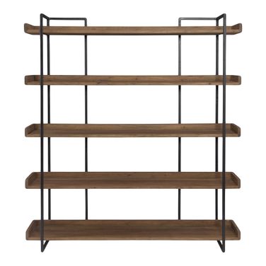 Vancouver Light Brown Large Bookshelf