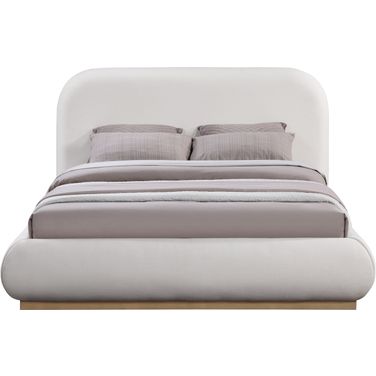Vaughn Queen Bed In Natural Cream
