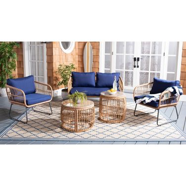 Venta 5 Piece Living Set In Navy