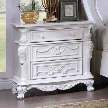 Ventresca Nightstand In White