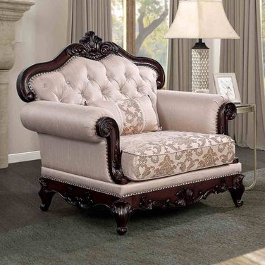 Veracruz Chair In Dark Cherry and Light Brown
