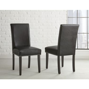 Verano Side Chair (Black) (Set of 2)