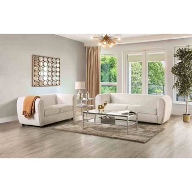Verdal Living Room Set In Off White