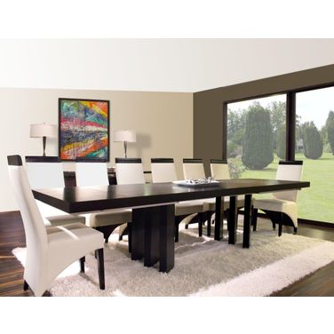 Verona Wenge Dining Table With Extensions
