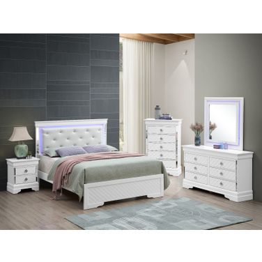 Verona Youth Bedroom Set In White