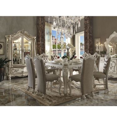 Versailles Counter Height Table (Bone White)