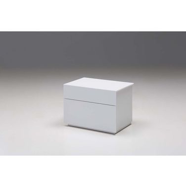 Vex Hg Matte White Night Table
