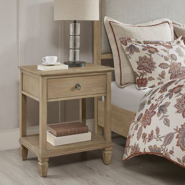 Victoria Bedside Table In Light Natural
