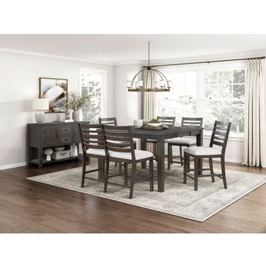 Victoria Counter Height Dining Room Set In Brown