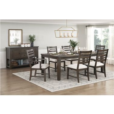 Victoria Rectangular Dining Room Set In Brown