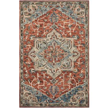 Victoria Red/Multi 9'3" x 13' Rug