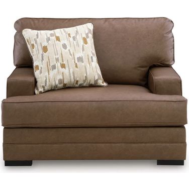 VillaCourt Oversized Chair In Caramel