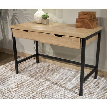 Vine Valley 46 Inch Home Office Desk In Light Brown