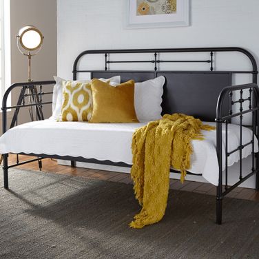 Vintage Series Twin Metal Day Bed In Black