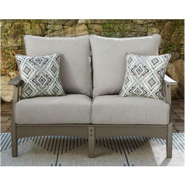 Visola Gray Loveseat w/Cushion