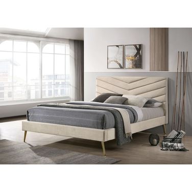 Vivar California King Bed In Beige