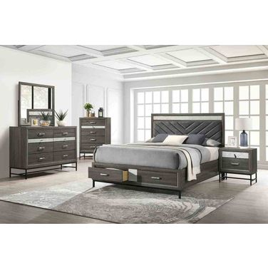 Voleta Bedroom Set In Gray
