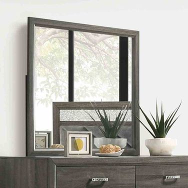 Voleta Mirror In Gray