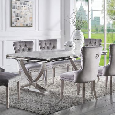 Wadenstil Dining Table In Chrome