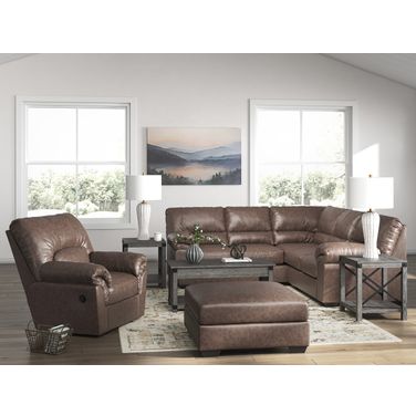 Walker Point RAF 2-Piece Sectional In Umber