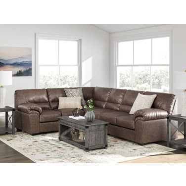 Walker Point RAF 3-Piece Sectional In Umber
