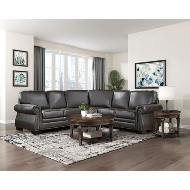 Wareham 3-Piece Sectional In Brown