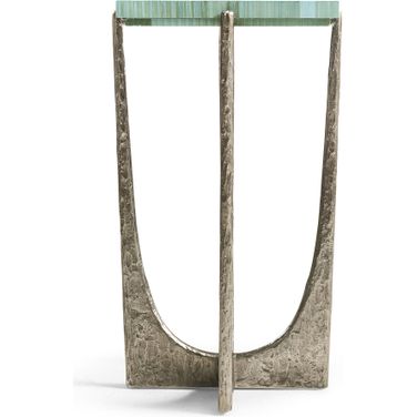 Water Seaglass Martini Table In Blue Straw