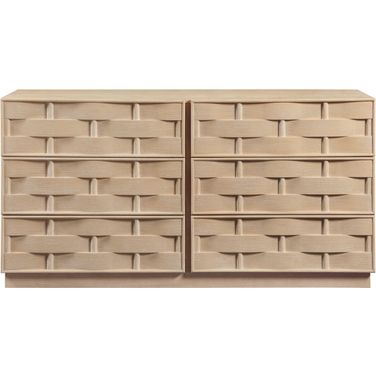 Weave Dresser In Natural and Natural
