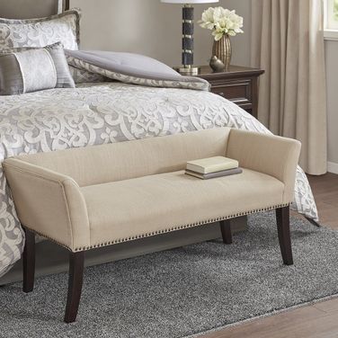 Welburn Accent Bench In Cream