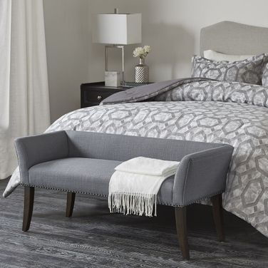 Welburn Bench In Slate Blue