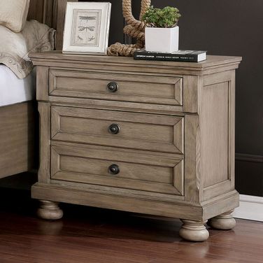 Wells Night Stand In Gray