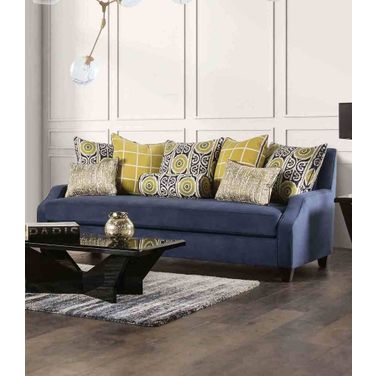 West Brompton Sofa In Yellow and Navy